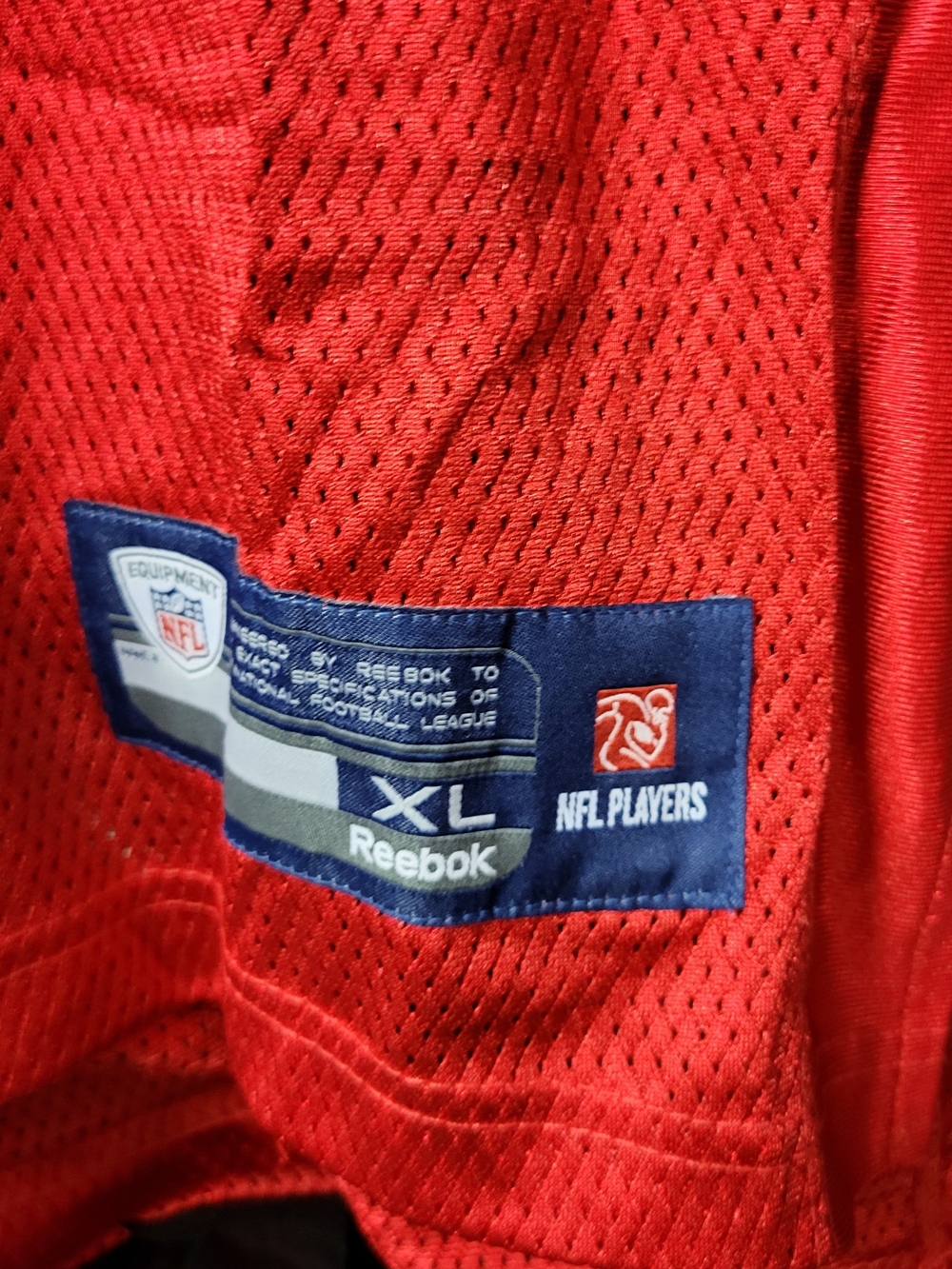 *NEW* NFL Team Apparel Brodie Croyle #12 Kansas City Chiefs Reebok Jersey Sz XL - Picture 4 of 5